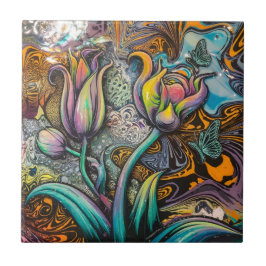 Azulejo Flores de Mandala