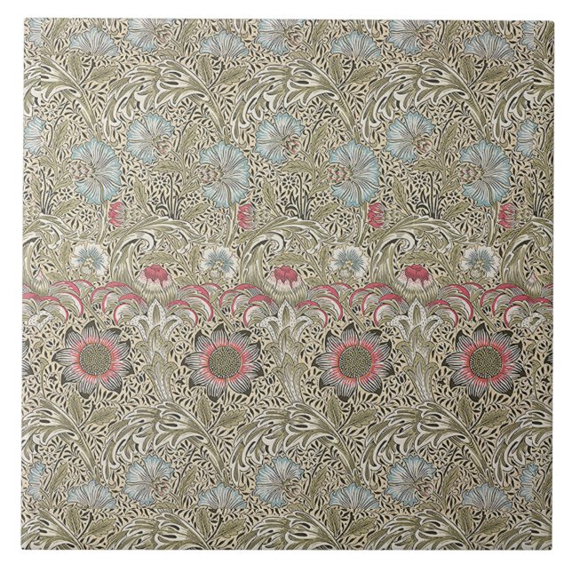 Azulejo Flores de níquel de William Morris (Frente)