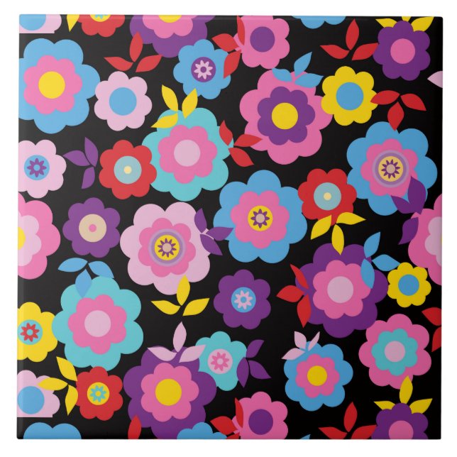 Azulejo Flores de primavera de Eilin (Frente)