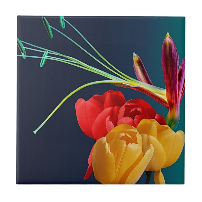 Azulejo Flores de Rosa-17250 (Frente)