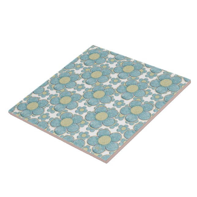 Azulejo Flores de verano (Lado)