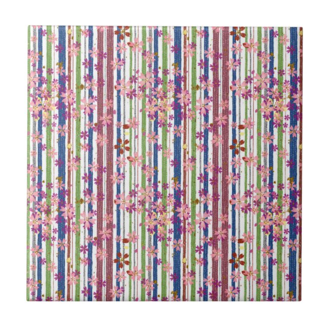 Azulejo Flores de Woodland (Frente)