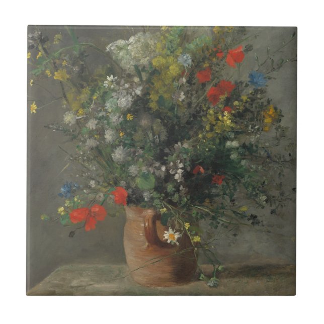 Azulejo Flores en un florero, c.1866 (Frente)