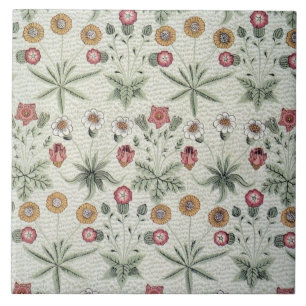 Azulejo Flores florales de época William Morris Daisy