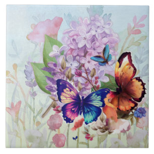 Azulejo Flores fluidas