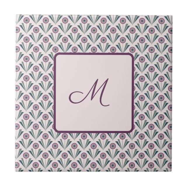 Azulejo Flores geométricas (Frente)