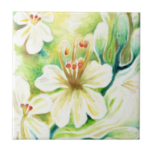 Azulejo Flores moringa