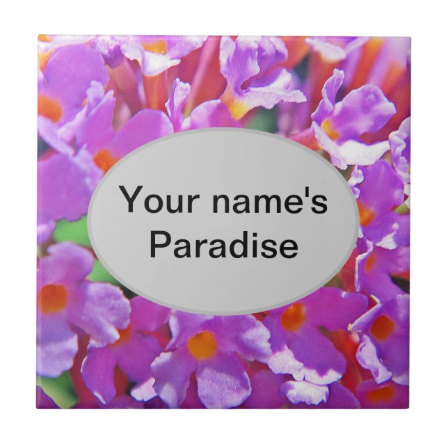 Azulejo Flores pequeñas puras (Frente)