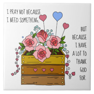 Azulejo Flores pintadas, con agradecimientos rezagados