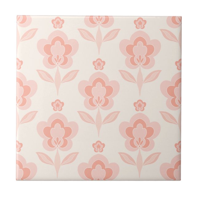 Azulejo Flores Retro Boho (Frente)