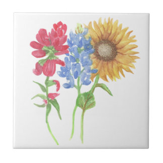 Azulejo Flores silvestres de Texas