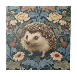 Azulejo Flores tradicionales de Hedgehog estilo William Mo