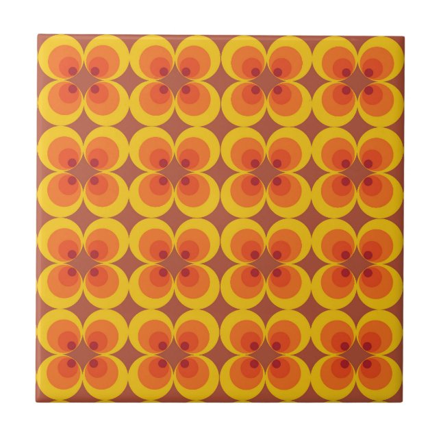 Azulejo Flores Trippy  (Frente)