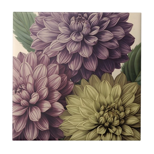 Azulejo Flores Vintage (Frente)