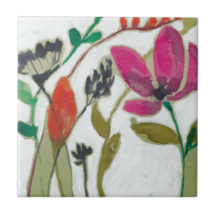 Azulejo Flores vívidas