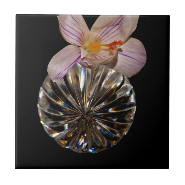 Azulejo Flores y cristal (Frente)