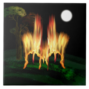 Azulejo Flota de fuego