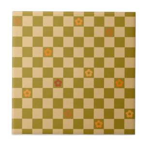 Azulejo Flowe Estampado de Cuadrícula - N.º 02