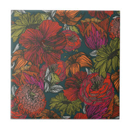 Azulejo Flower Medley