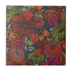 Azulejo Flower Medley