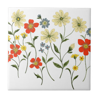 Azulejo flowers