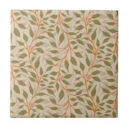 Azulejo Flujo de hojas bailarinas Delicadas Foliage Verde