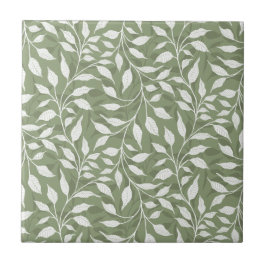 Azulejo Flujo de hojas danzantes diseño oliage delgado