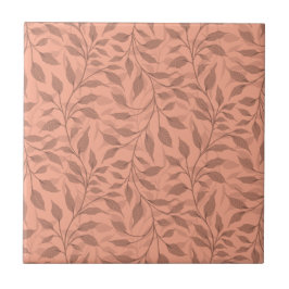 Azulejo Flujo de hojas danzantes diseño oliage delgado