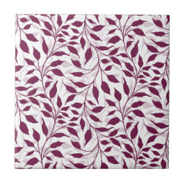 Azulejo Flujo de hojas danzantes diseño oliage delgado