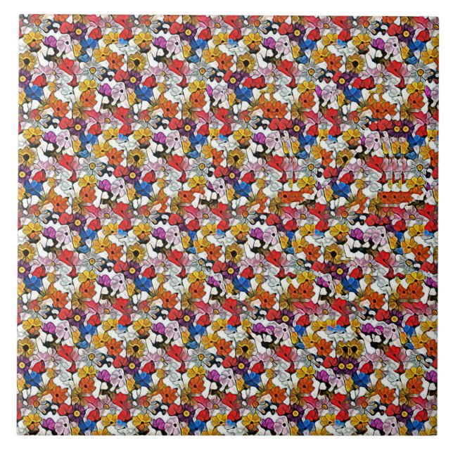 Azulejo FLYING BIRD STEREOGRAM 4.25x4.25, 6x6 inches  (Frente)