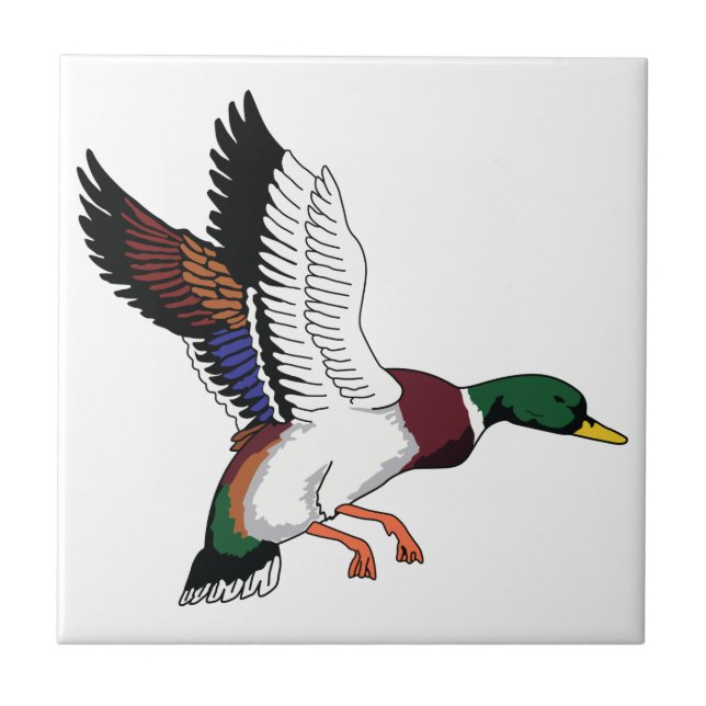 Azulejo Flying Mallard (Frente)