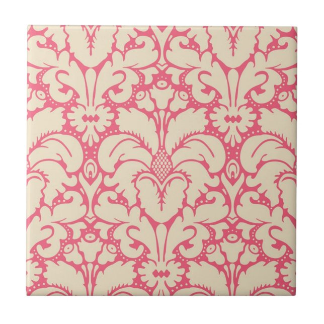 Azulejo Fondo de damasco de estilo barroco 2 (Frente)