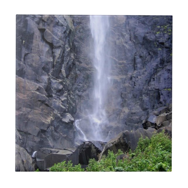 Azulejo Fondo de las Cataratas de Bridalveil, Yosemite, CA (Frente)