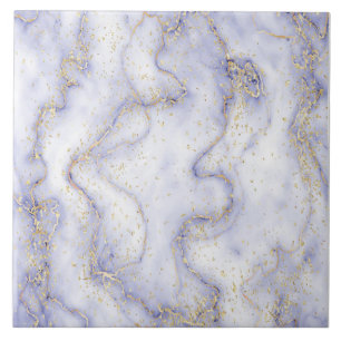 Azulejo Fondo de mármol líquido con bandeja de oro