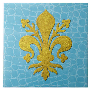 Azulejo Fondo de piel de imitación de piel de oro