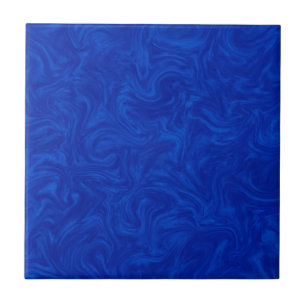 Azulejo Fondo remolinado abstracto tonal del azul real