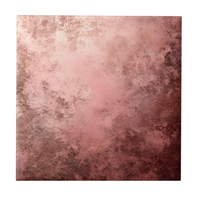 Azulejo Fondo Texturizado de Oro Rosa  (Frente)