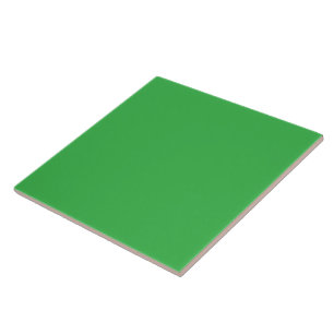 Azulejo fondo verde con borde blanco