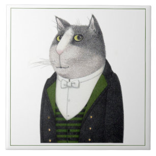 Azulejo FOOTMAN CAT 6" Tile cerámico cuadrado