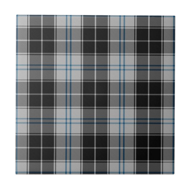 Azulejo Forbes Vestido Plaid Blanco y Verde de las Tierras (Frente)