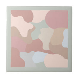 Azulejo Formas de tonos de la Tierra