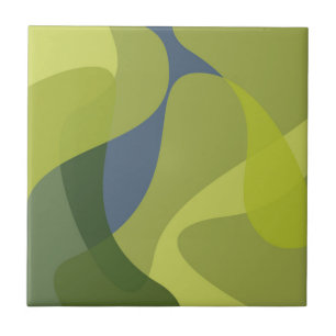 Azulejo Formas ecológicas onduladas, frescas, modernas y m