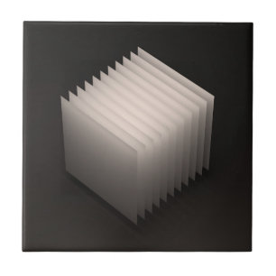 Azulejo Formas geométricas 3D: Cubo