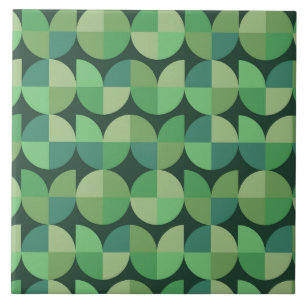 Azulejo Formas geométricas modernas de mediados de siglo e