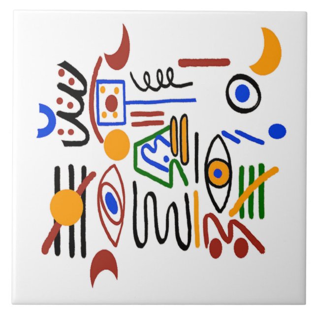 Azulejo Formas violentas (Frente)