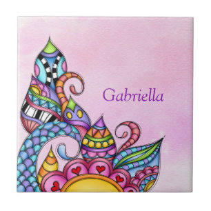 Azulejo Formas y muelles de patrones singulares 