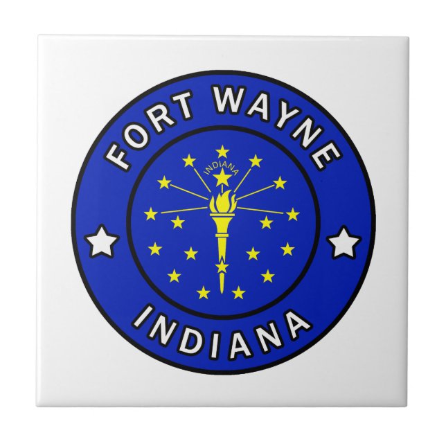 Azulejo Fort Wayne Indiana (Frente)