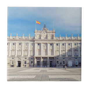 Azulejo Fortaleza del Palacio Real de Madrid España