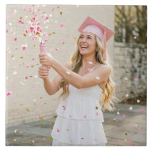 Foto de cerámica personalizada para graduado