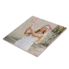 Azulejo Foto de cerámica personalizada para graduado
